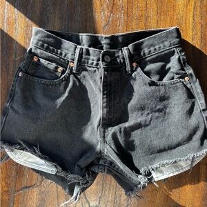 Levi’s Black Denim Shorts